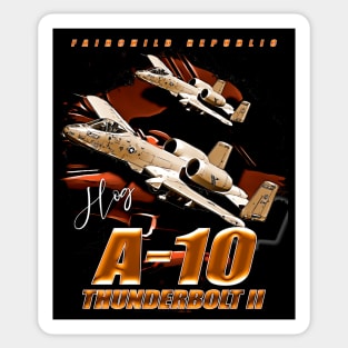 Fairchild A-10 Thunderbolt II Fighterjet Sticker